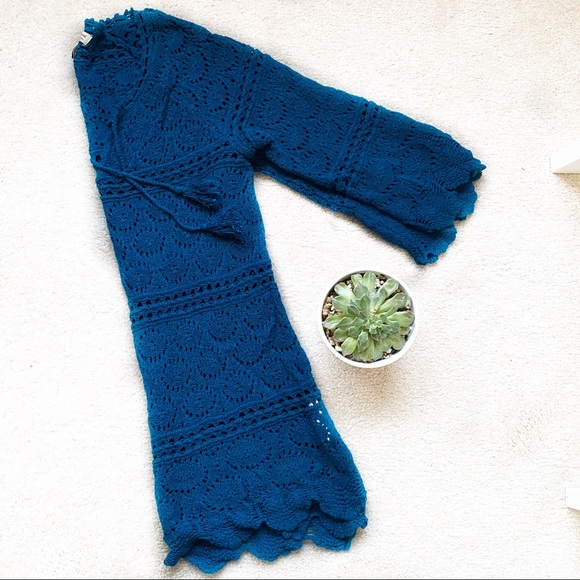 Blue Lace Lucky Brand Blouse - Picture 4 of 4